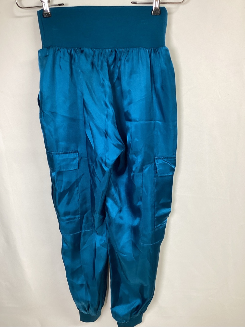 CINQ a SEPT Crepe Giles Pant Teal Blue/Green Size XS - Picture 10 of 13